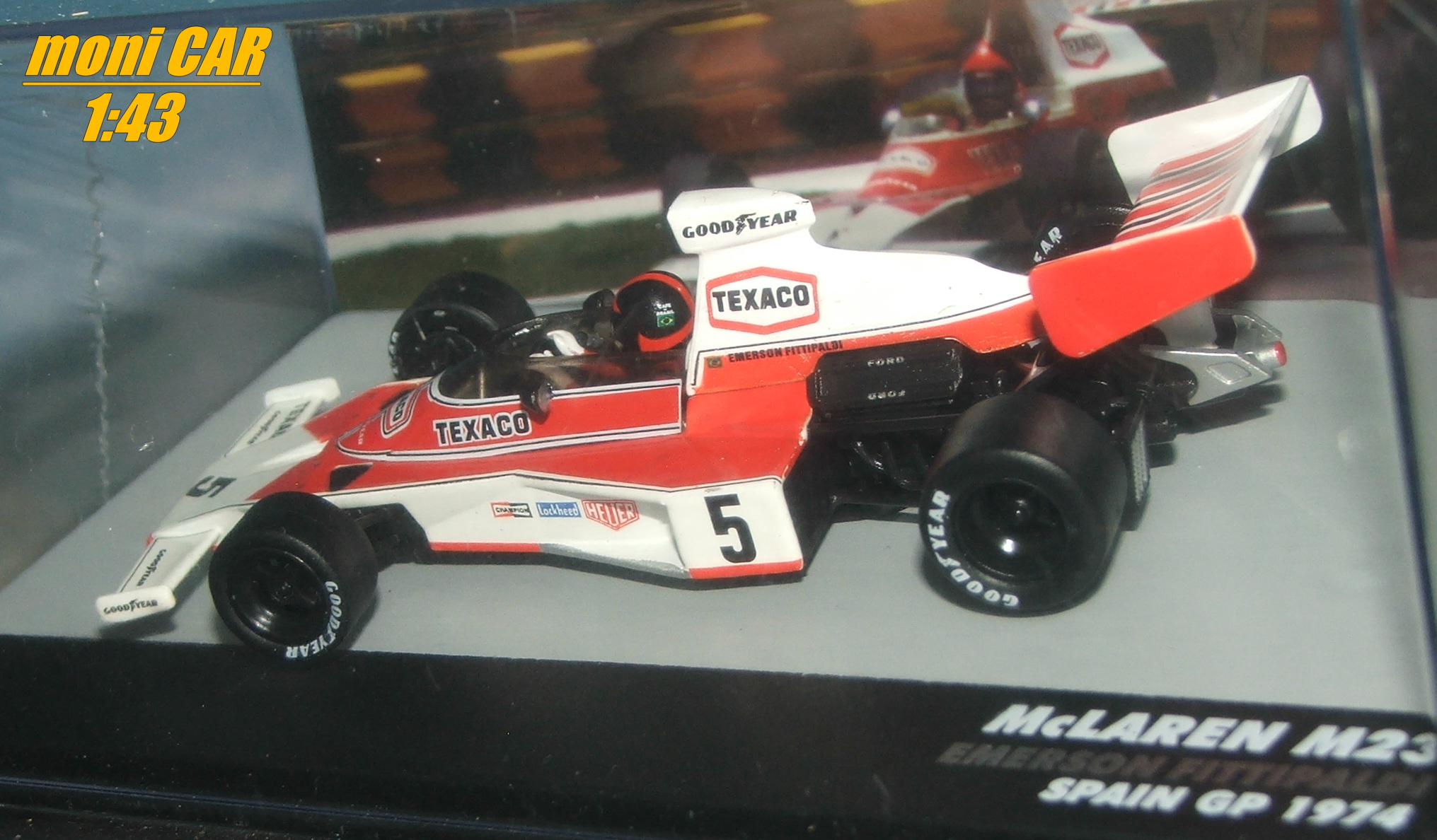 McLAREN M23 No.5 Emerson Fittipaldi - Spain GP 1974 (1:43) Altaya/IXO