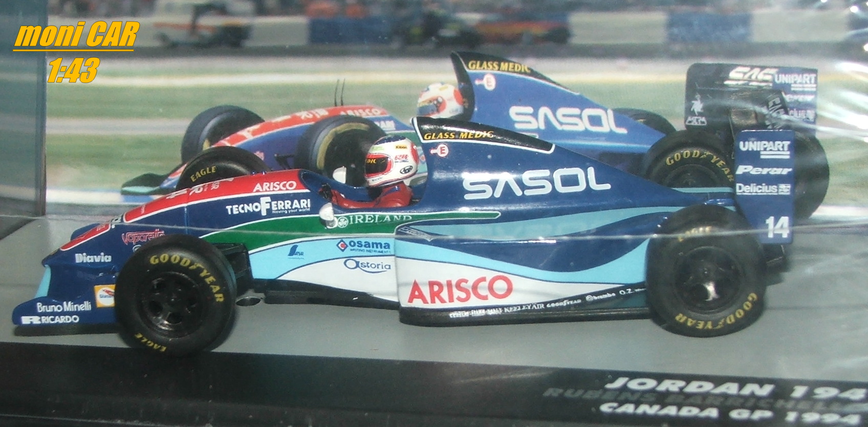 JORDAN 194 No.14 Rubens Barrichello - Canada GP 1994 (1:43) Altaya/IXO