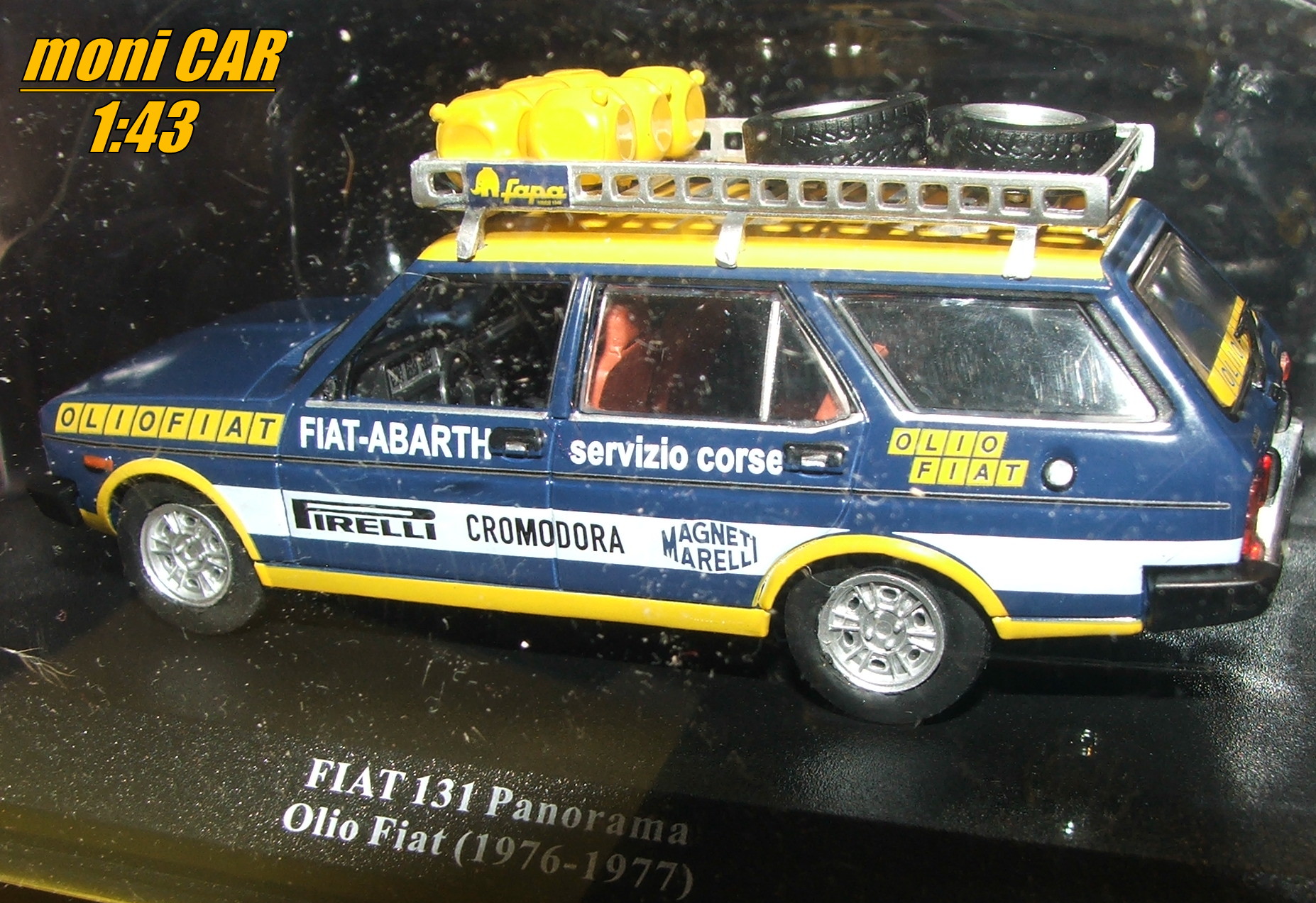 FIAT 131 Panorama - Olio Fiat (1976 - 1977) Assistence Rally (1:43) DeAGOSTINI