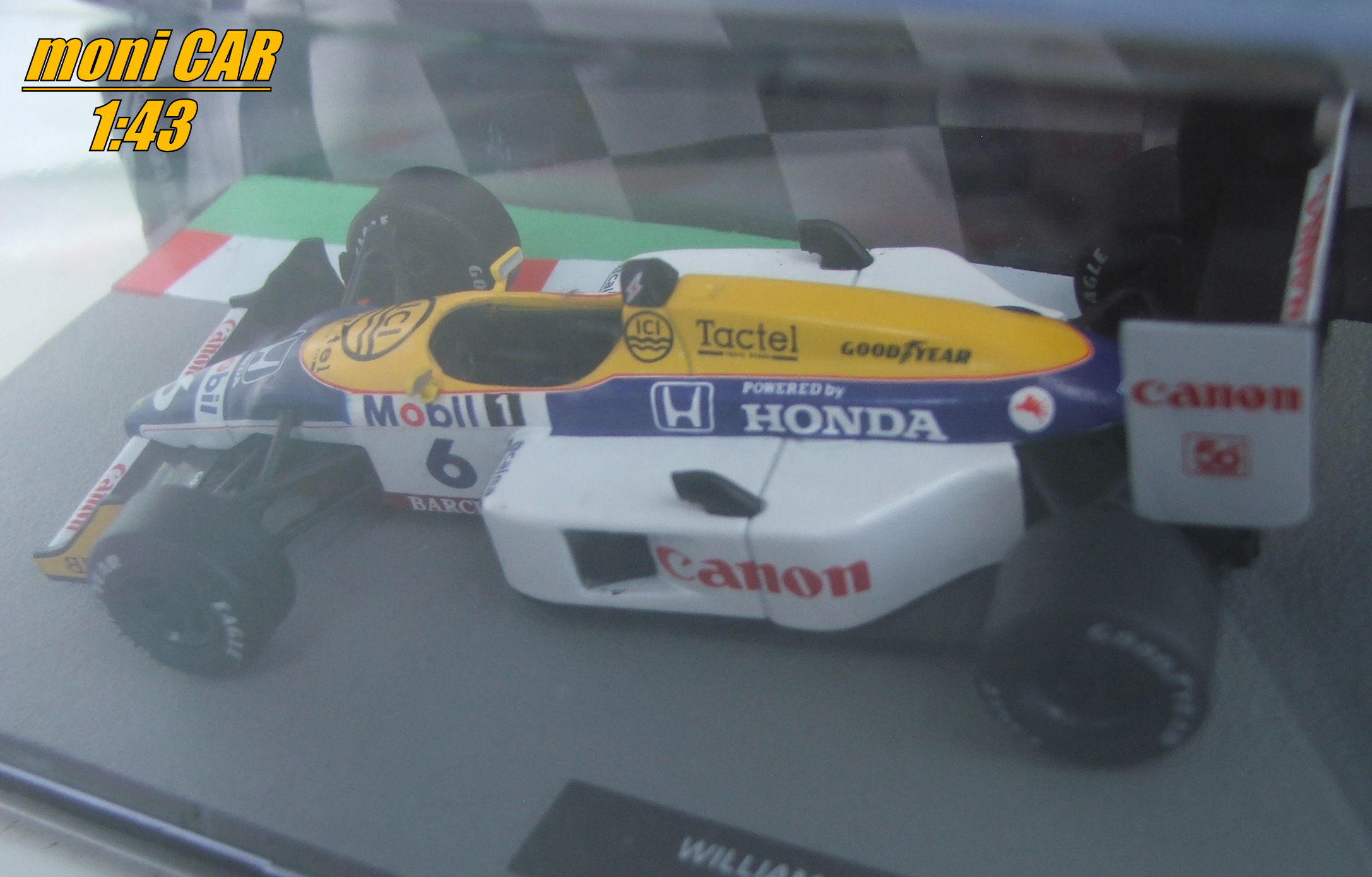 WILLIAMS FW11B No.6 - Nelson Piquet - 1987 (1.43) Altaya/IXO