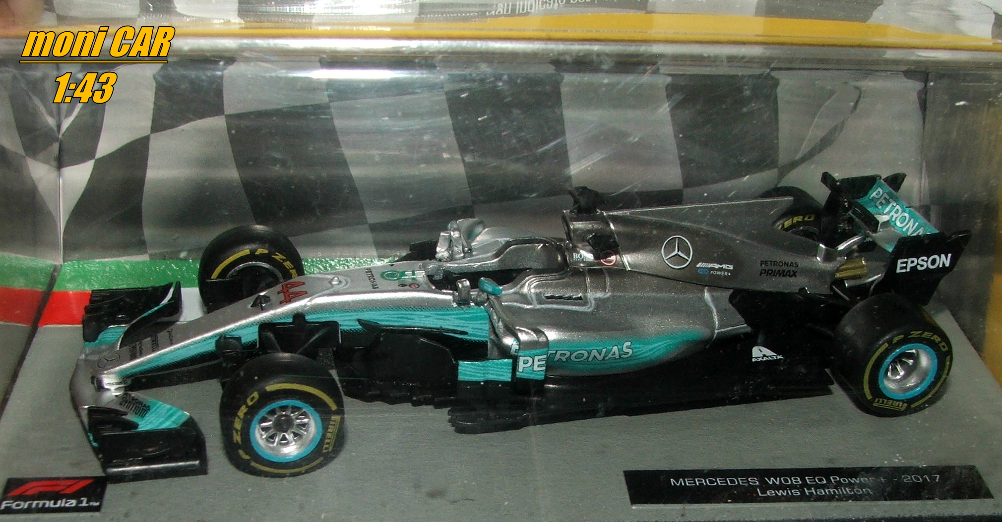 MERCEDES W08 EQ Power+ No.44 - Lewis Hamilton - Winner Chinese 2017 (1:43) Altaya/IXO