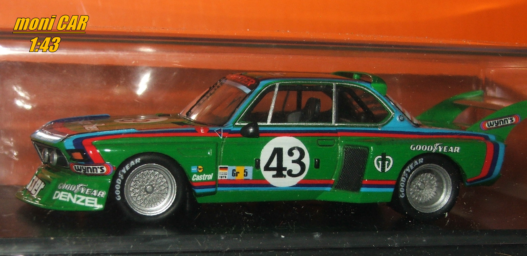 BMW 3,5 CSL No.43 - D. Quester - A. Peltiers - A. Krebs - Le Mans 1976 (1:43) SPARK