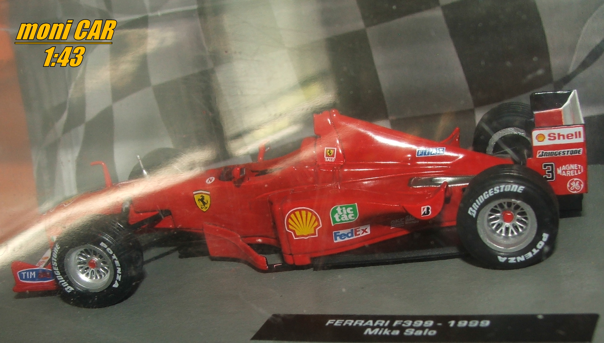 FERRARI F399 No.3 Mika Salo - 1999 (1:43) Altaya/IXO