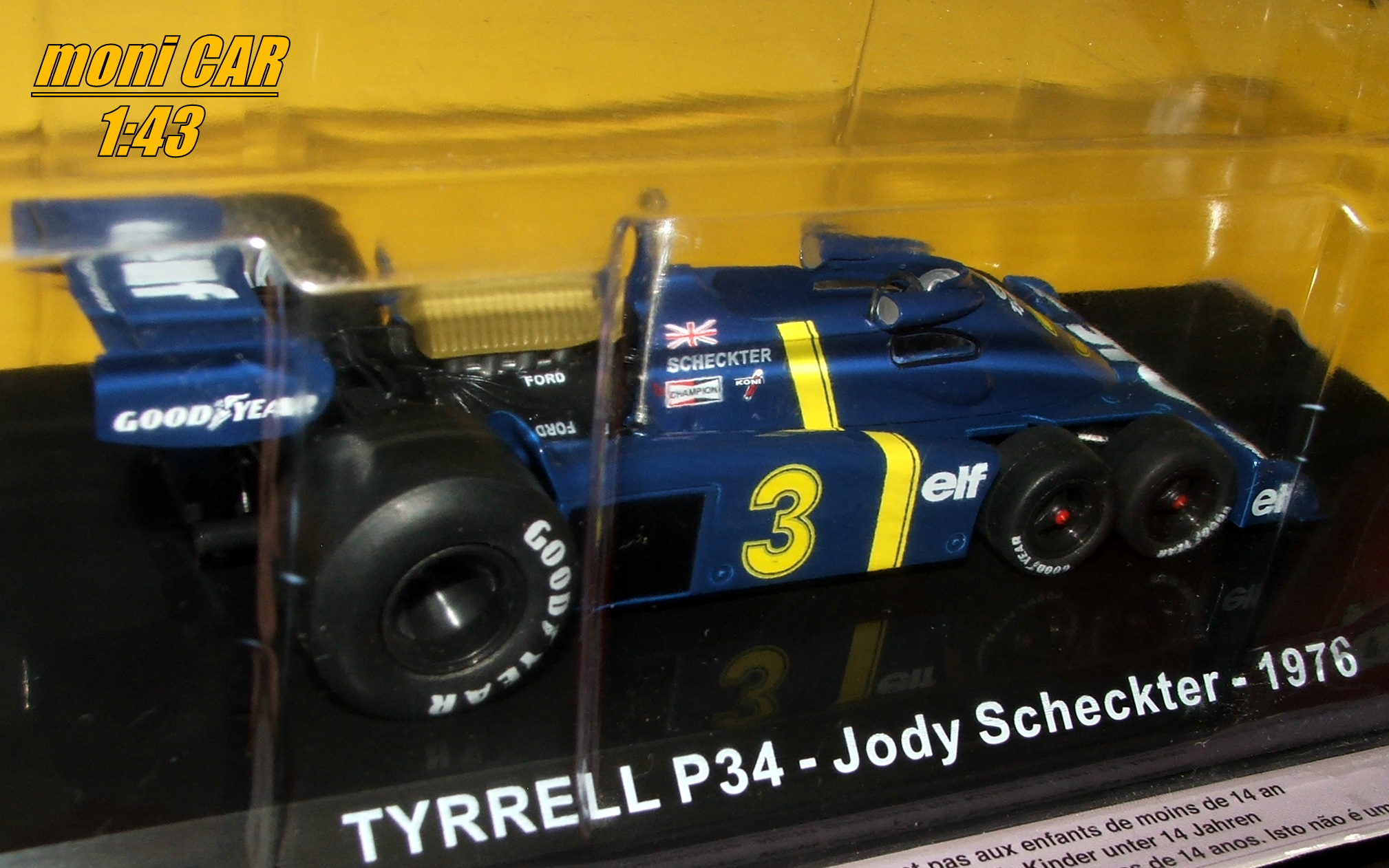 TYRRELL P34 No.3 - Jody Scheckter 1976 (1:24) Centauria