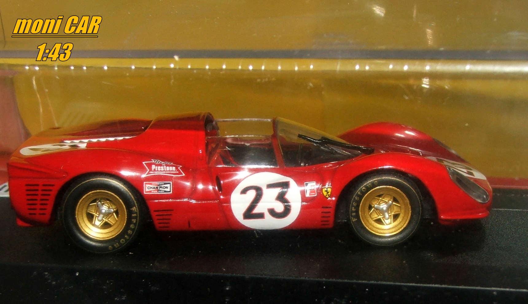 FERRARI 330 P4 No.23 - Lorenzo Bandini - Chris Amon - Winner 24 h Daytona 1967 (1:43) Altaya/IXO