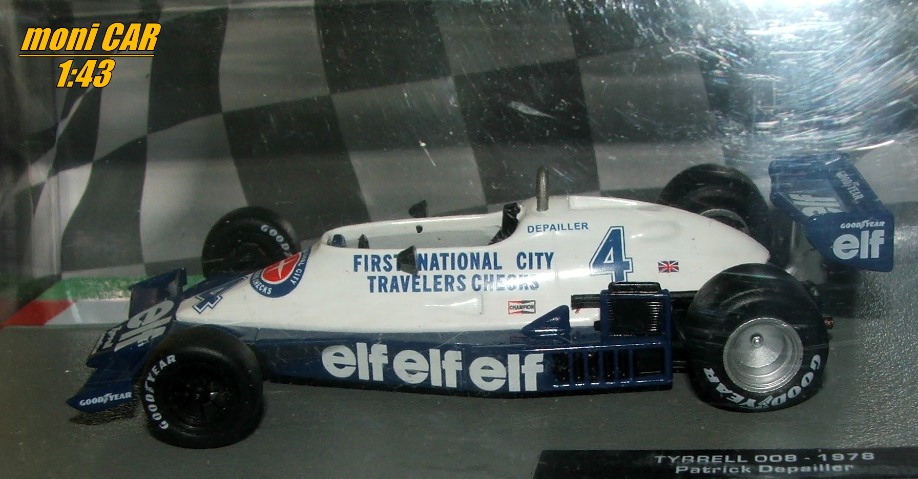 Tyrrell 008 No.4 Patric Depailler F1 1978 (1:43) Altaya/IXO