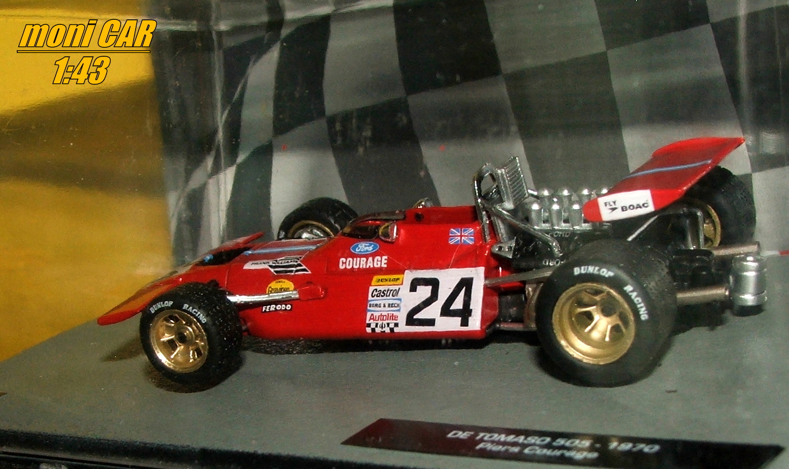 De TOMASO 505 No.24 Piers Courage 1970 (1:43) ALTAYA/IXO