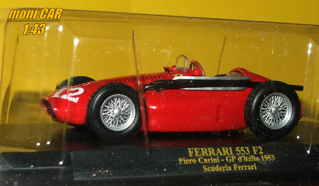 FERRARI 553 F2 No.12 Piero Carini - Scuderia Ferrari - GP ďItalia 1953 (1:43) Altaya/IXO