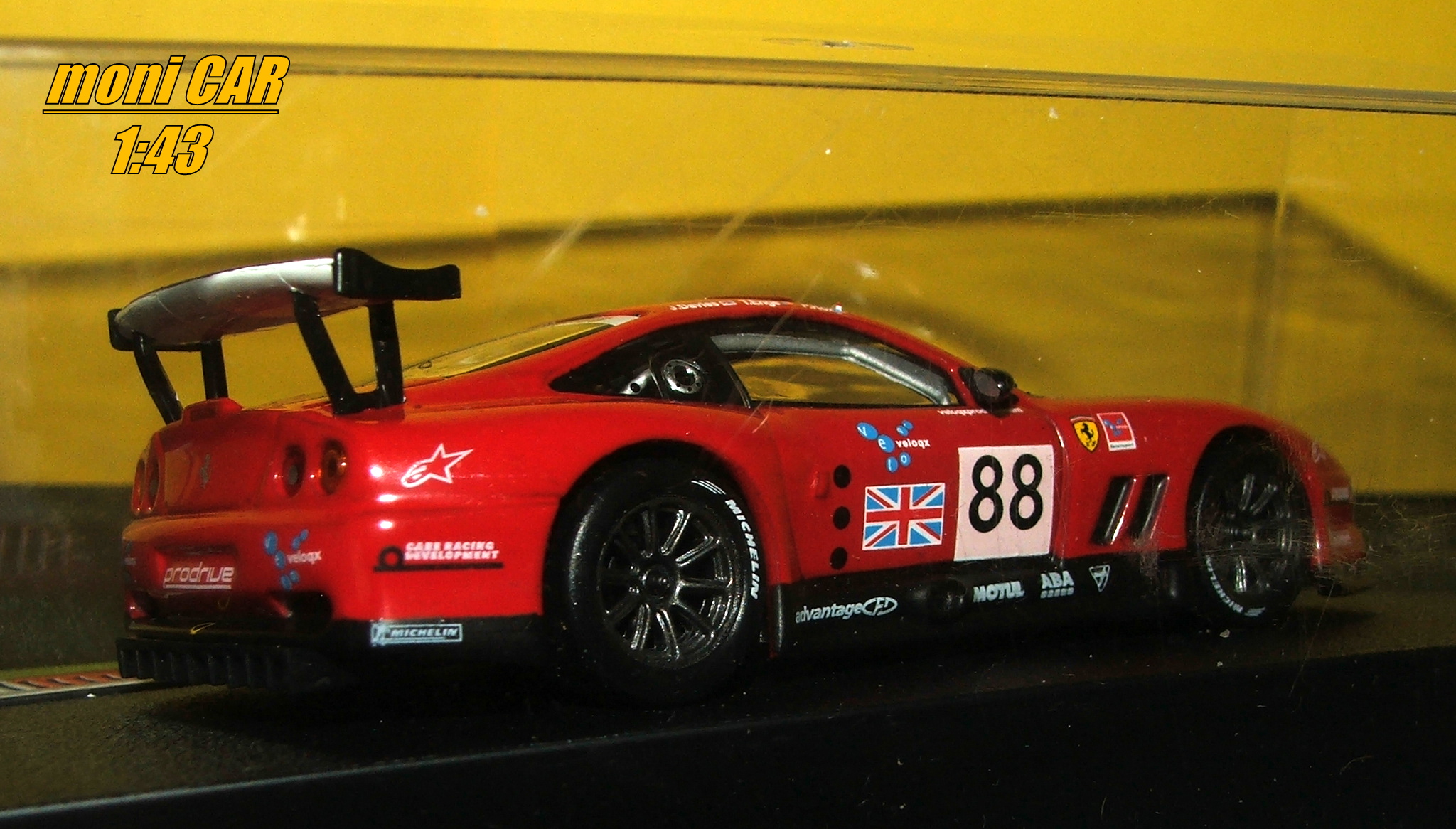 FERRARI 550 Maranello No.88 T. Enge-P. Kox-J. Devies 24h Le Mans 2003 (Altaya/IXO