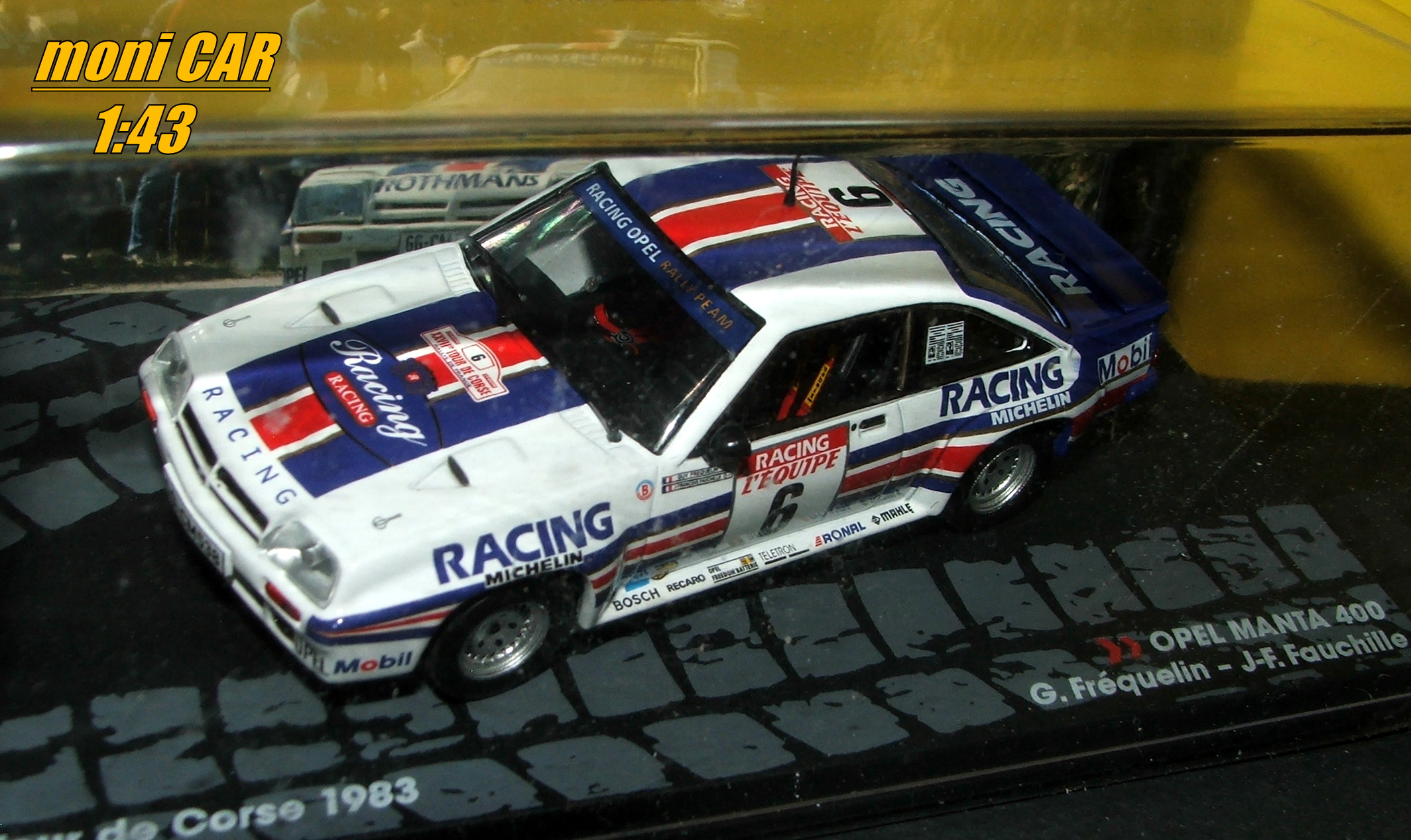 OPEL Manta 400 No.6 - G. Fréquelin - J-F. Fauchille  - Tour de Corse 1983 (1:43) Altaya/IXO