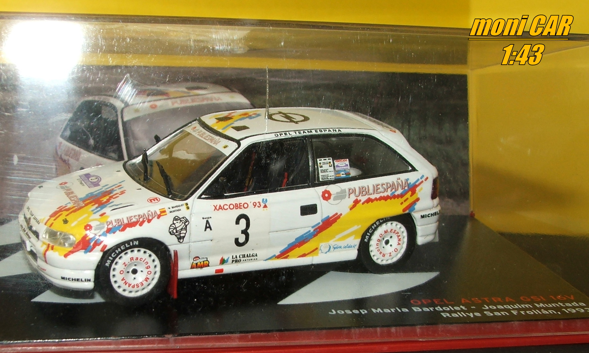 OPEL Astra GSI 16V No.3 - Josep Meria Bardolet - Joaquin Muntada Rally San Frollán 1993 (Altaya/IXO
