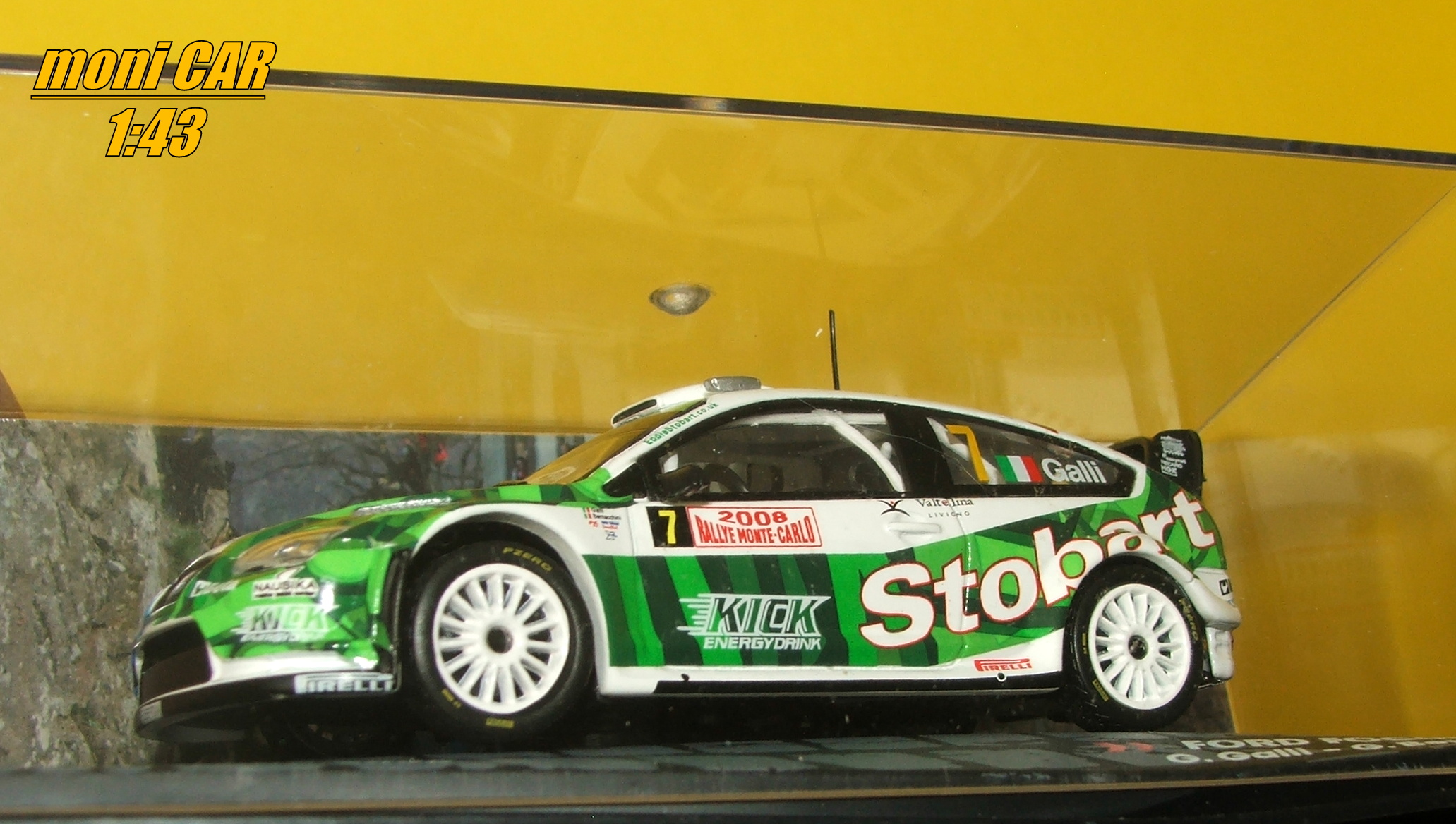 FORD Focus WRC No.7  G. Galli-G.Bernacchini  - Rallye Monte Carlo 2008 (1:43) Altaya/IXO