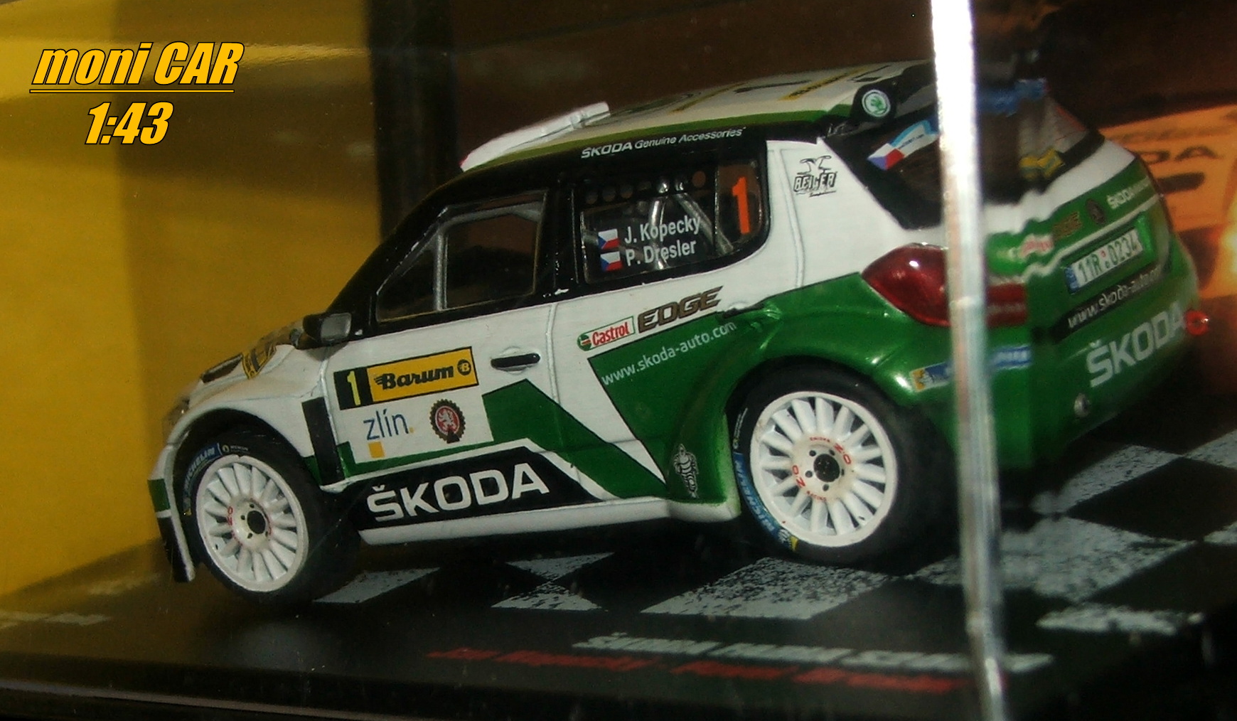 ŠKODA Fabia S2000 No.1 - Jan Kopecký - Pavel Dresler Barum rally 2013 (1:43) DeAgostini