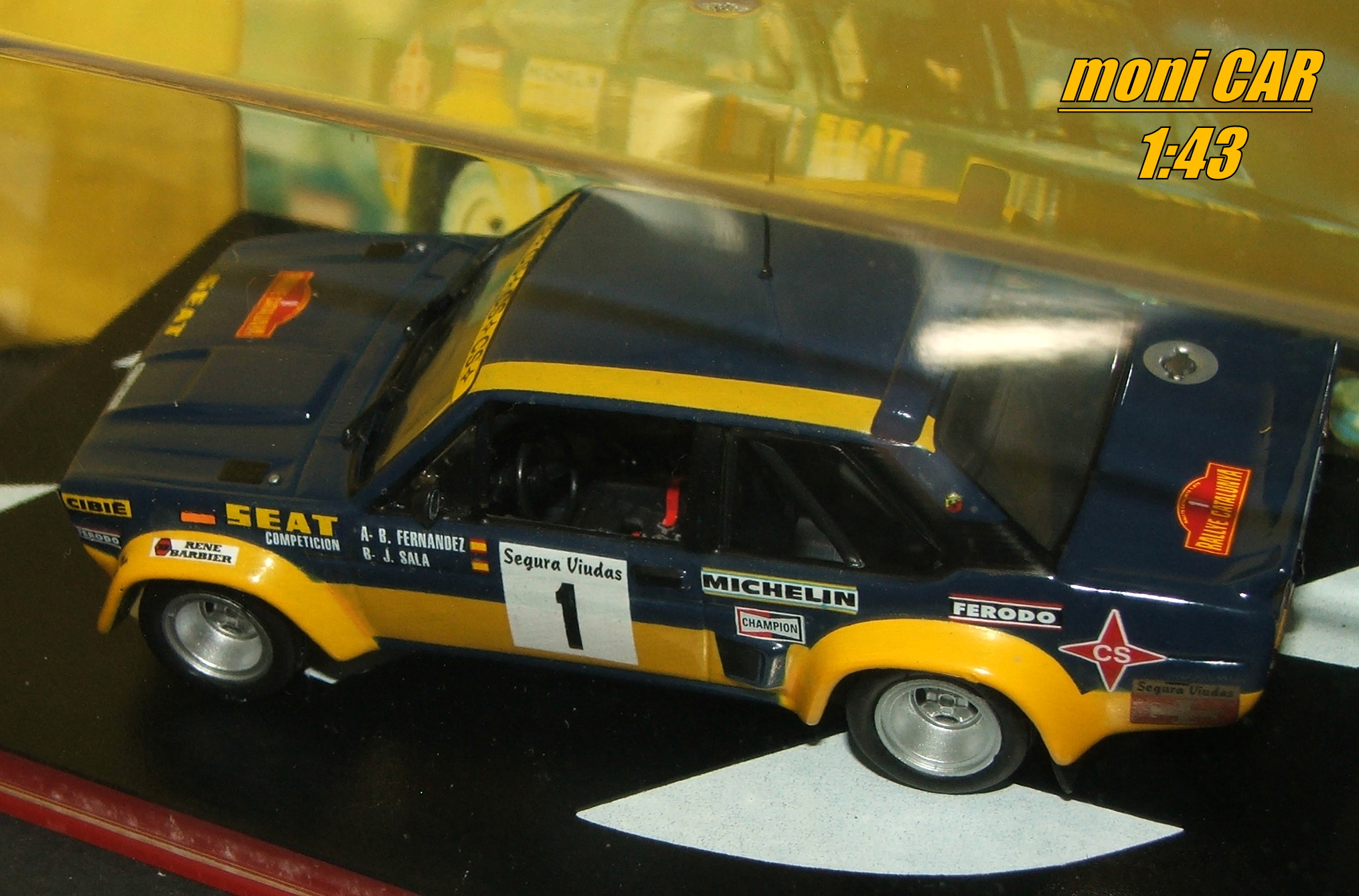 FIAT 131 ABARTH No.1 - Beny Fernández - José Luis Sala - Rallye Catalunya 1979 (1:43) Altaya/IXO