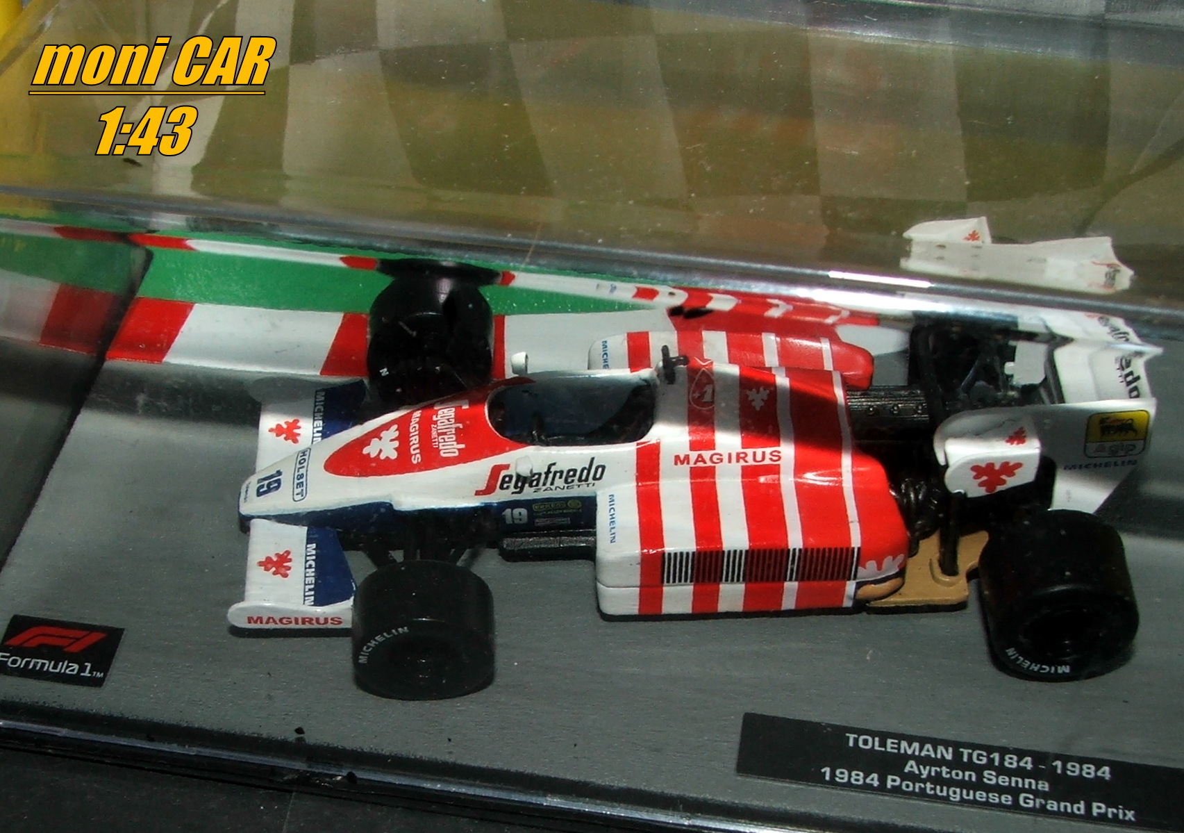TOLEMAN TG184 No.19 - Ayrton Senna - Portuguese Grand Prix 1984 (1:43) Altaya/IXO