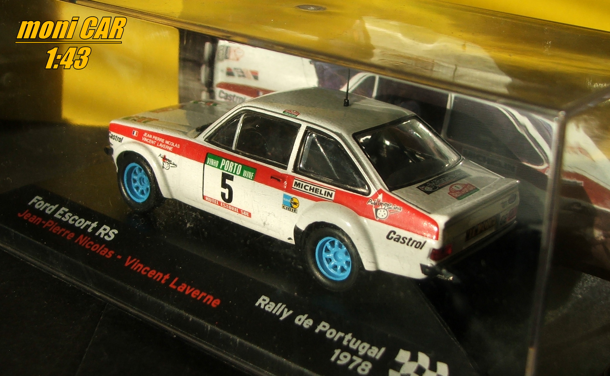 FORD Escort RS No.5 - Jean-Pierre Nicolas - Levrone Vincent - Rally de Portugal 1978 (1:43) Altaya/IXO
