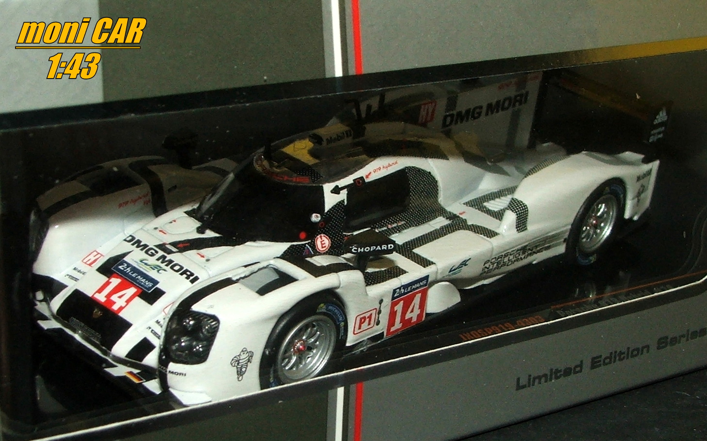 PORSCHE 919 Hybrid No.14 - M. Lieb - R. Dumas - N. Jani - 24h Le Mans 2014 (1:43) IXO