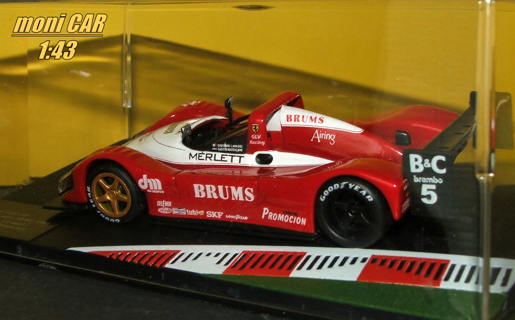 FERRARI F333 SP No.5 - G. Lavaggi - G. Mazzacane - Magny-Cours SRWC 1999 (1:43)