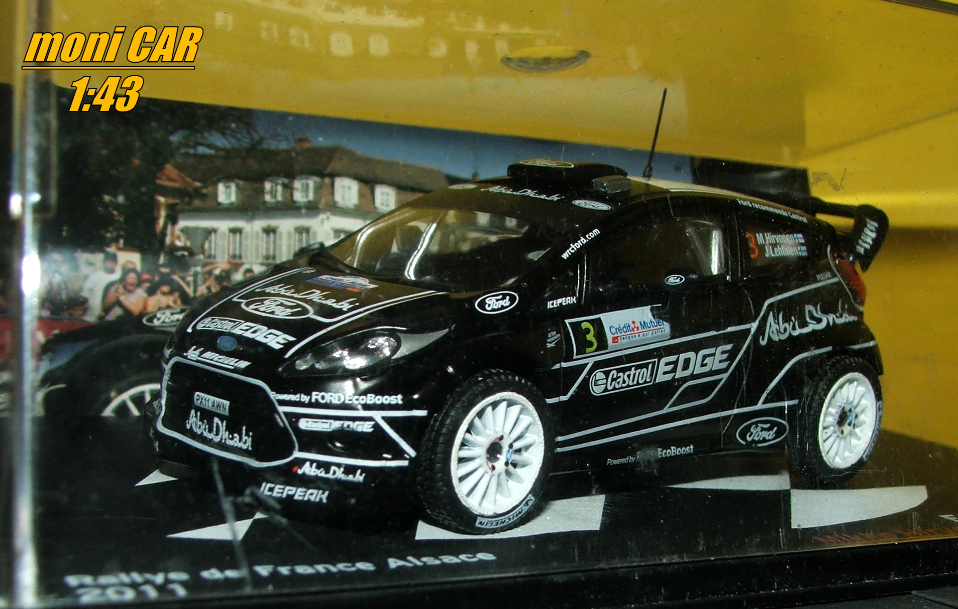 FODR Fiesta RS WRC No.3 - Mikko Hirvonen - Jarmo Lehtinen Rally de France Alsace 2011 (1:43) Altaya/IXO