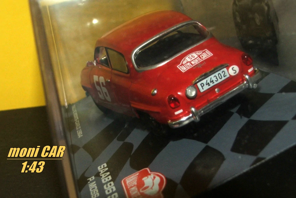SAAB 96 SPORT No.56 - P. Moss - U. Wirth - rallye Monte Carlo 1964 (1:43) Altaza/IXO