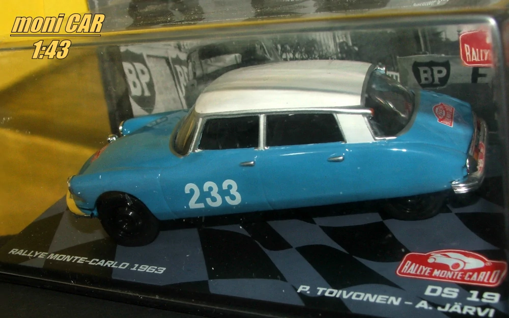 CITROEN DS 19 No.233 - P. Toivonen - A. Järvi Rallye Monte Carlo 19663 (1:63) Altaya/IXO