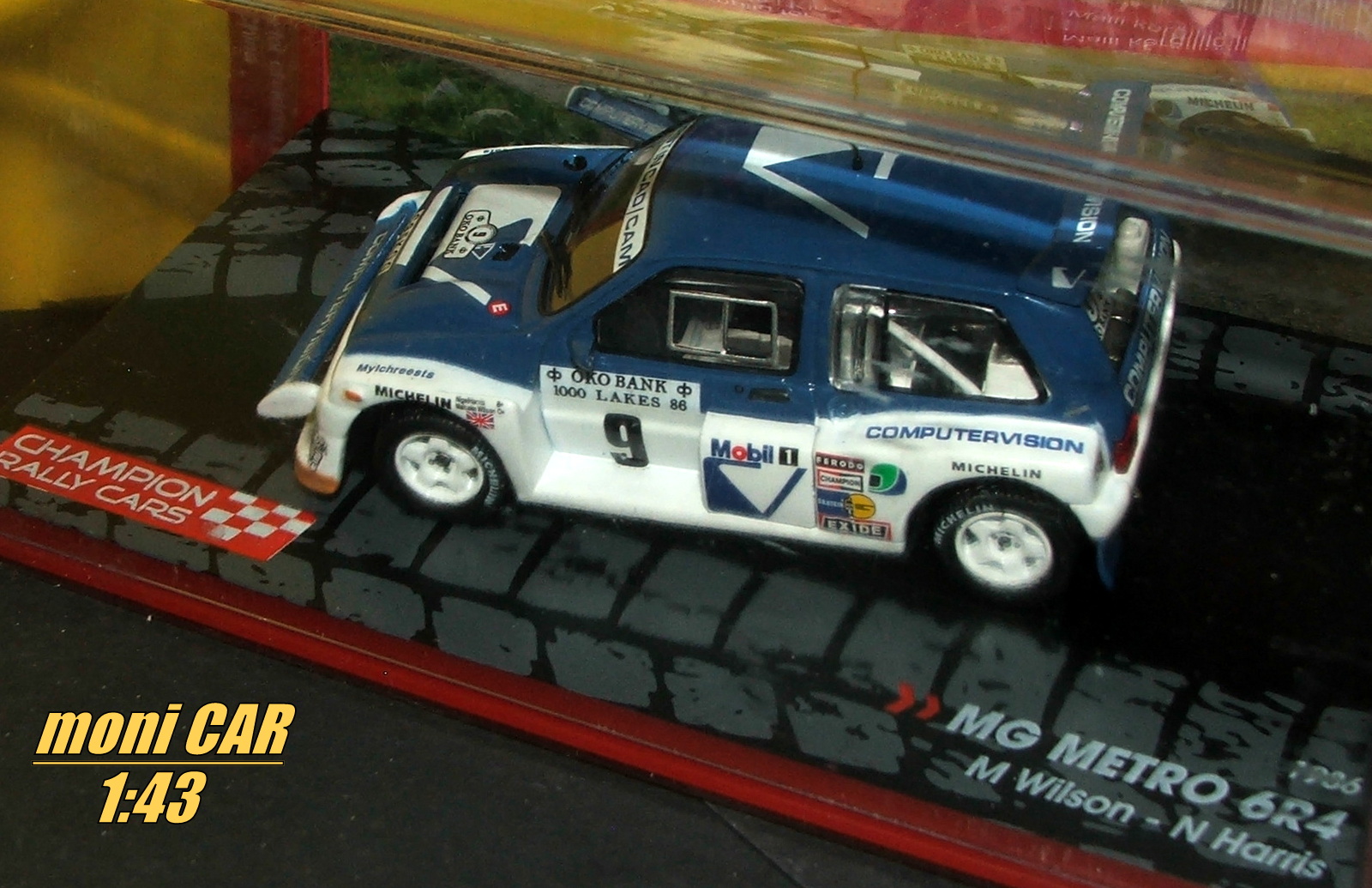 MG METRO 6R4 No.9 - M. Wilson - N. Harris - Rally 1000 Lakes 1986 (1:43) Altaya/IXO