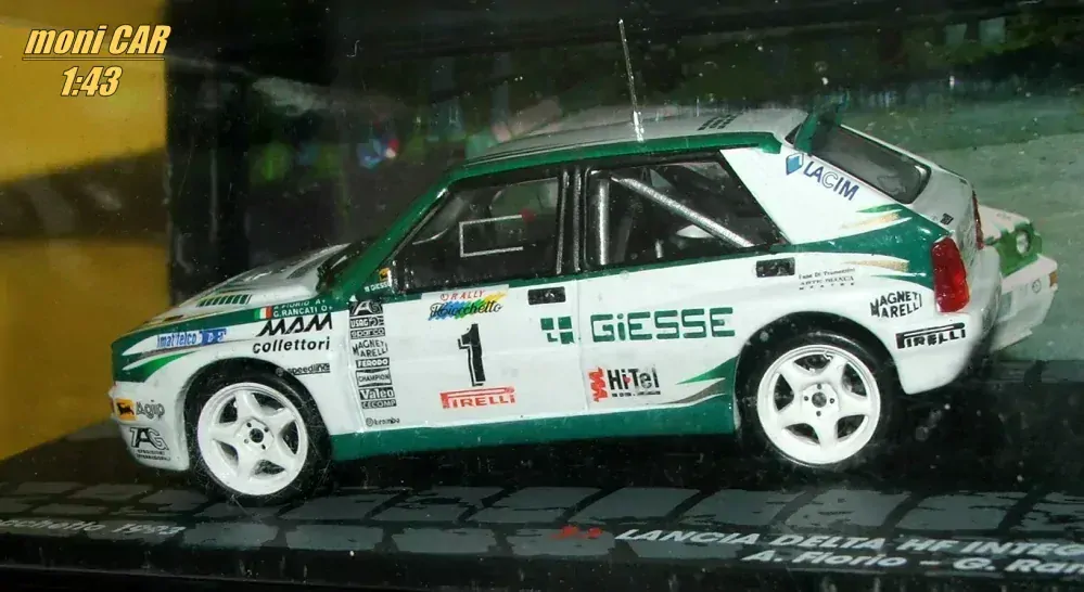 LANCIA DELTA HF Integrale No.1 - A.Fiorio - G. Rancati - Rally II Ciocchetto 1993 (1:43) Altay/IXO0