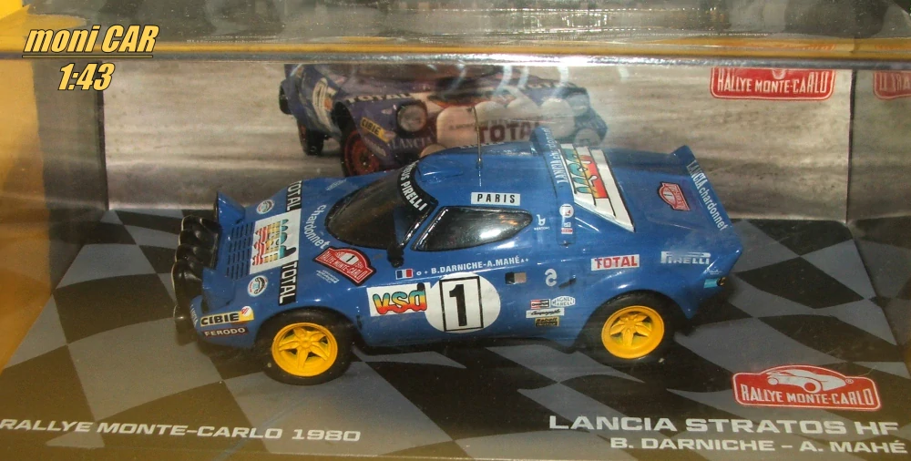 LANCIA Stratos HF - No.1 - Bernard Darniche - Alain Mahé - Rallye Monte Carlo - 1980 (1:43) Altaya/IXO