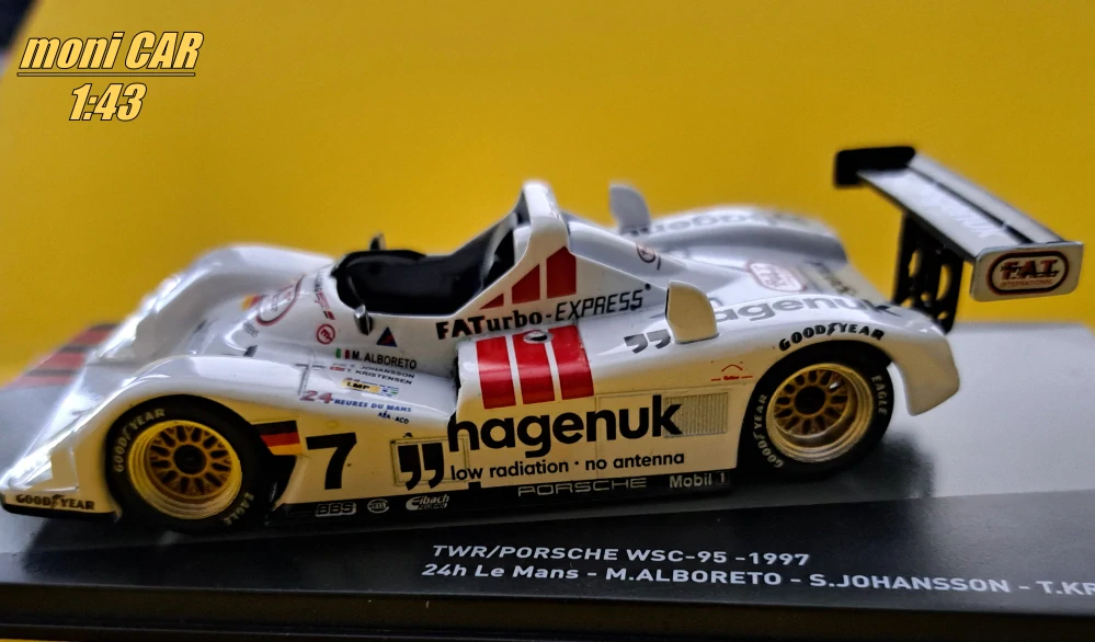 TWR/PORSCHE WSC-95-1977 No.7 M. Alboreto-S. Johansson- T. Kristensen - Winner 24h Le Mans (1:43) Altaya/IXO