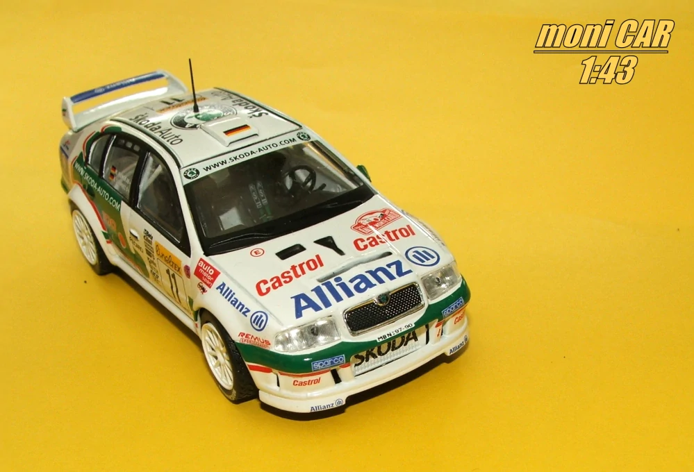 ŠKODA Octavia WRC No.11 - Armin Schwarz - Manfred Hiemer - Rally Monte Carlo 2001 (1:43) Altaya/IXO