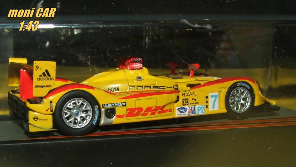 PORSCHE RS Spyder No.7 - 2008 - T. Bernhard - R. Dumas - E. Collard - 12h Sebring (1:43) Altaya/IXO