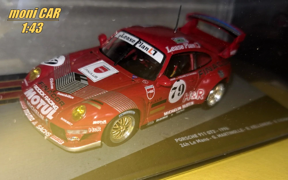 PORSCHE 9111 GT2 No.79 - G. Martinolle - R. Kelleners - B. Eichmann - 24h Le Mans 1996 (1:43) CENTAURIA