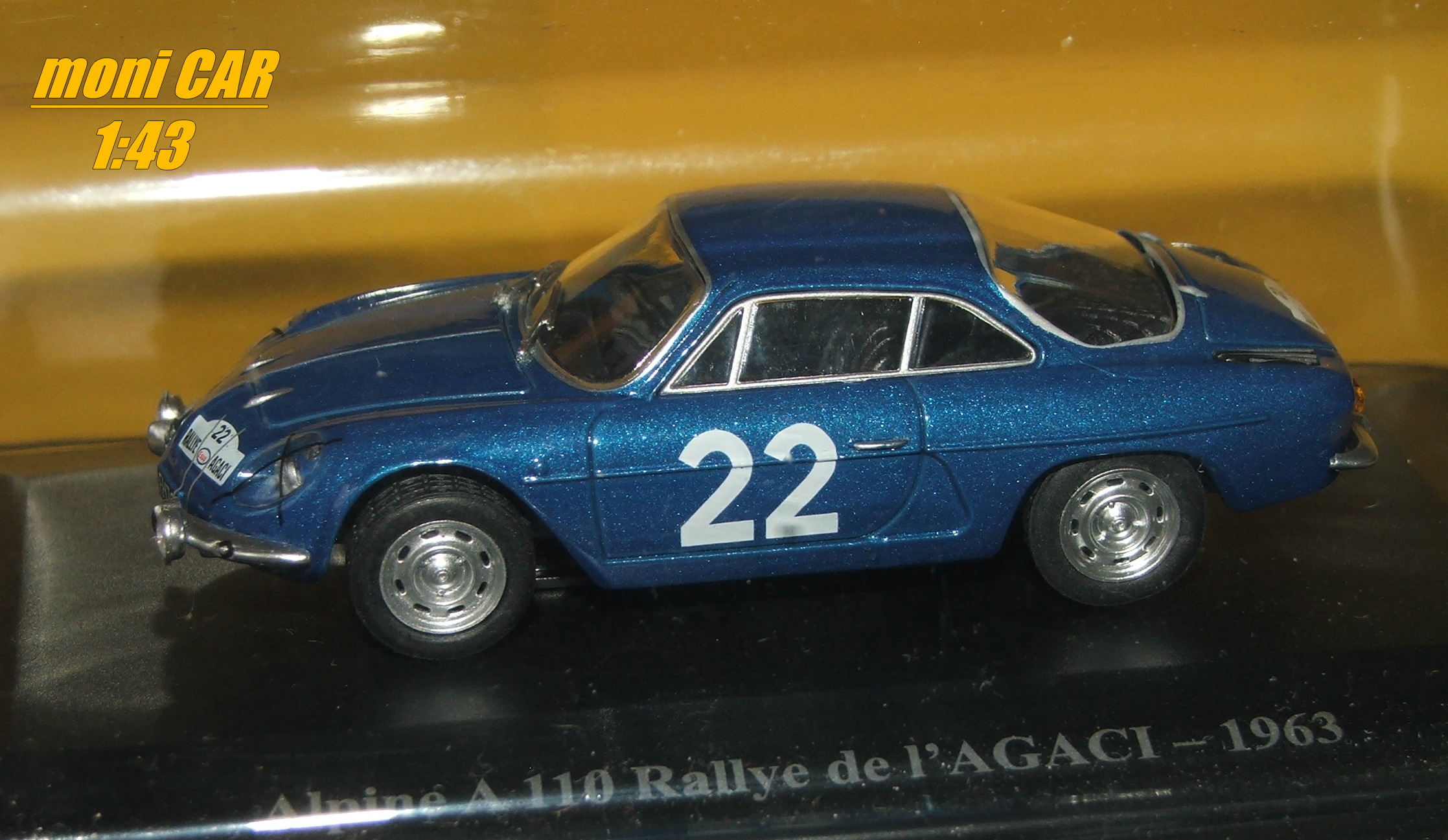 Alpine A 110 Renault No.22 - Rallye de ĺ AGACI - 1963 (1:43) Altaya/ELIGOR