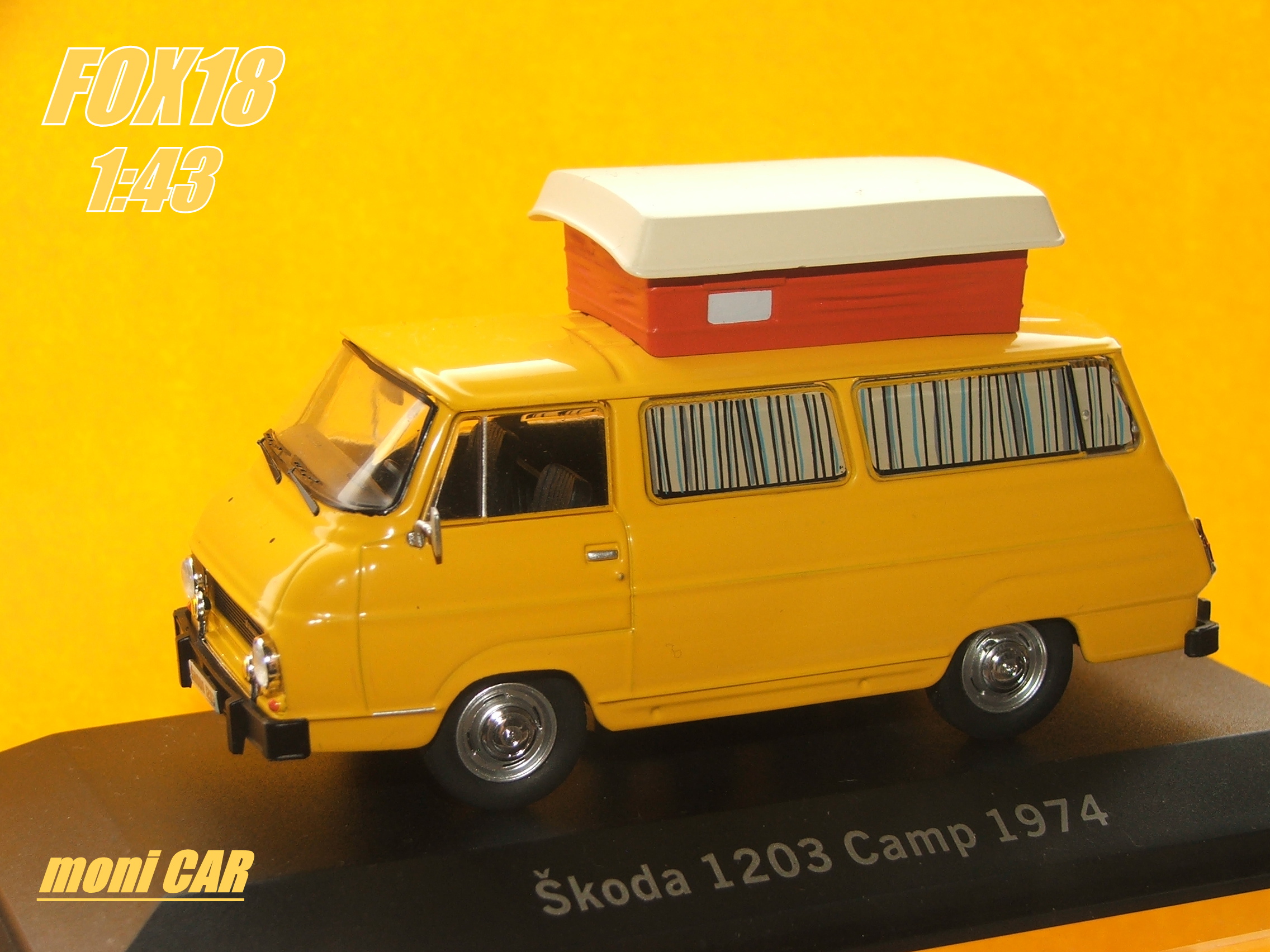 Škoda 1203 CAMPING Open roof (1:43) FOX18