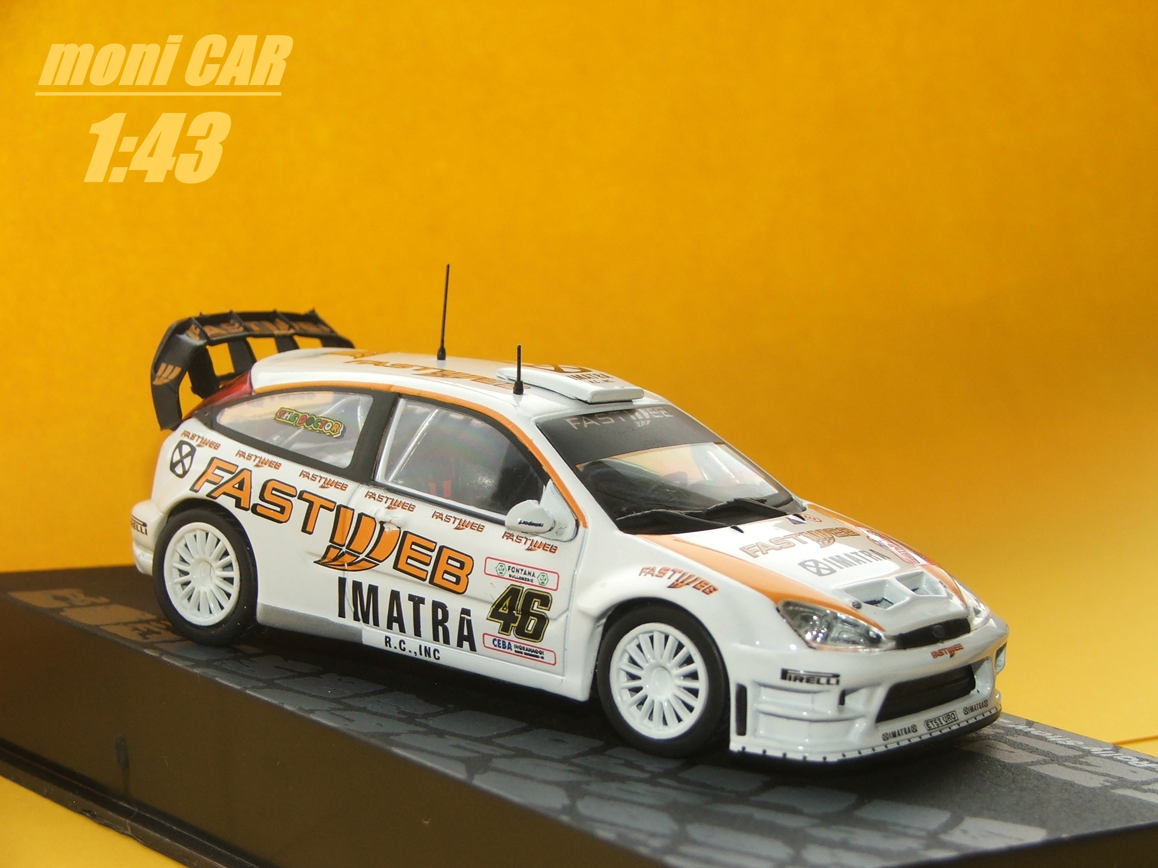 FORD Focus RS WRC No.46 - V. Rossi - C. Cassina Monza Rally Show 2006 (1:43) Altaya/IXO