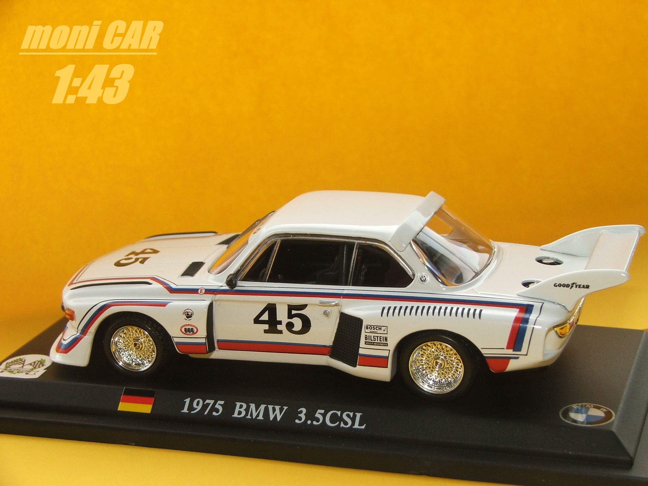 BMW 3.5 CSL No.45 - 1975 (1:43) delPrado
