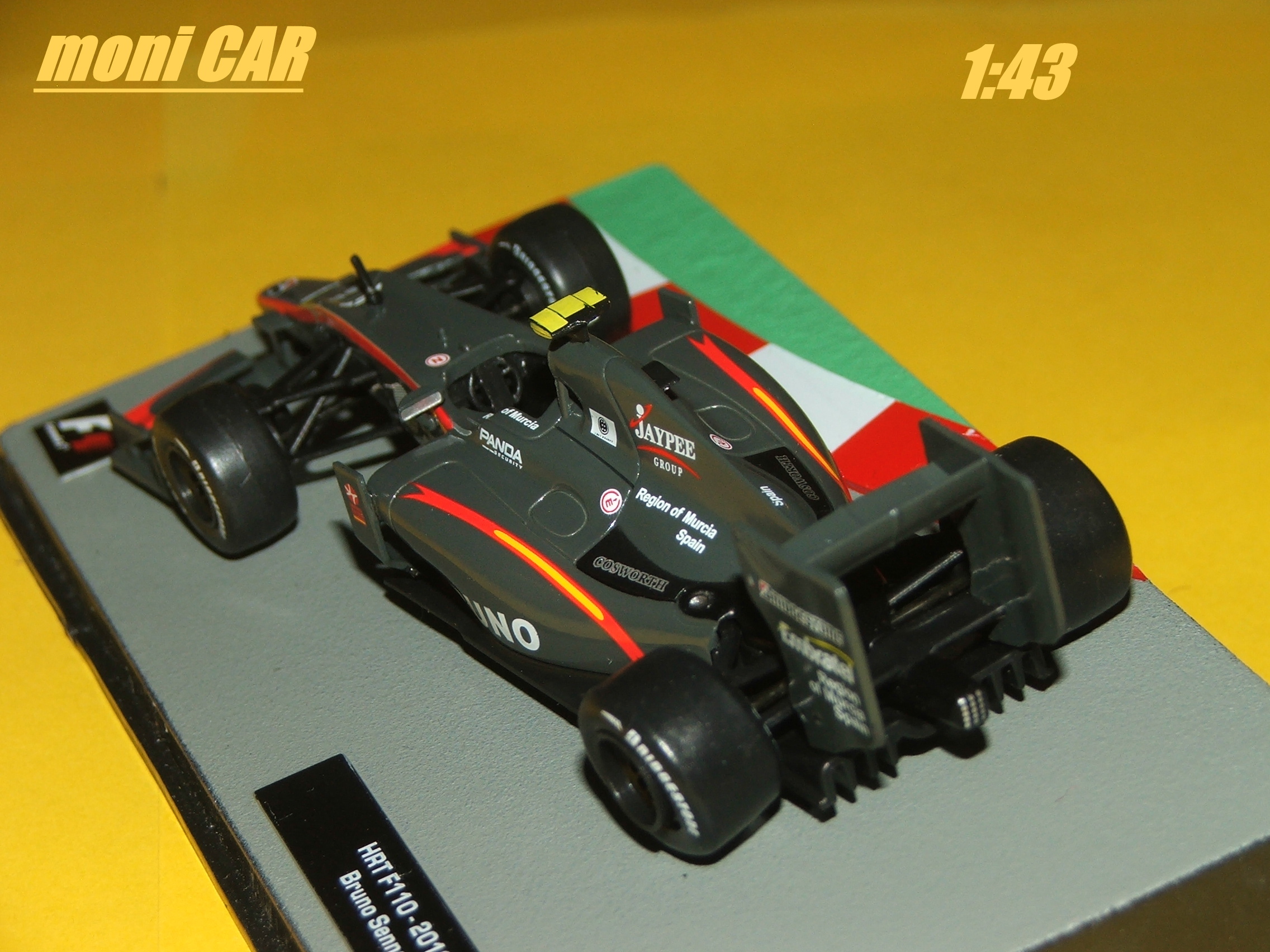 HRT Cosworth F110 - Bruno Senna - F1 BRAZIL GP 2010 (1:43) Altaya/IXO