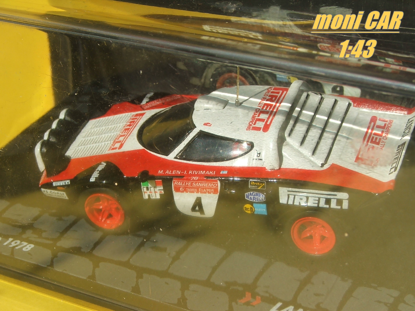 LANCIA Stratos HF No.4 M. Alén-I.Kivimäki Rally Sanremo 1978 (1:43) Altaya/IXO