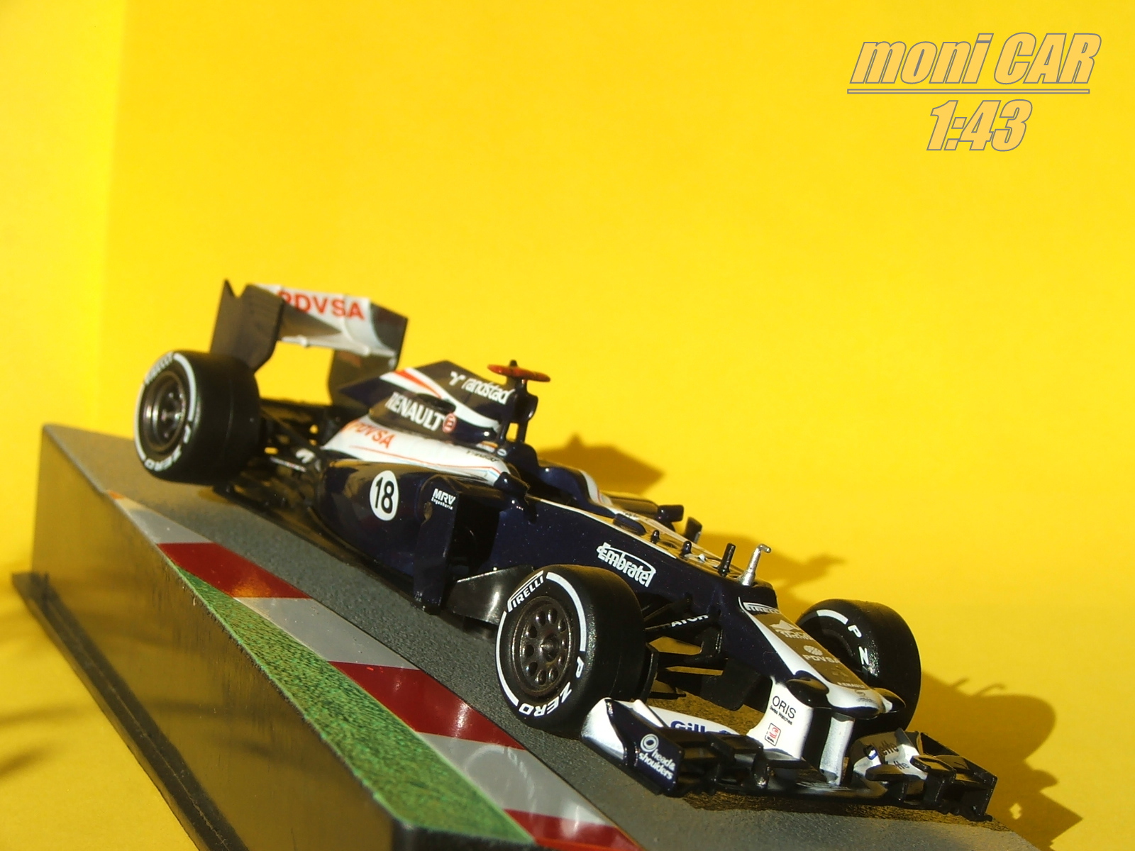 WILLIAMS FW34 No.18 Pastor Maldonado 2012 (1:43) Altaya/IXO