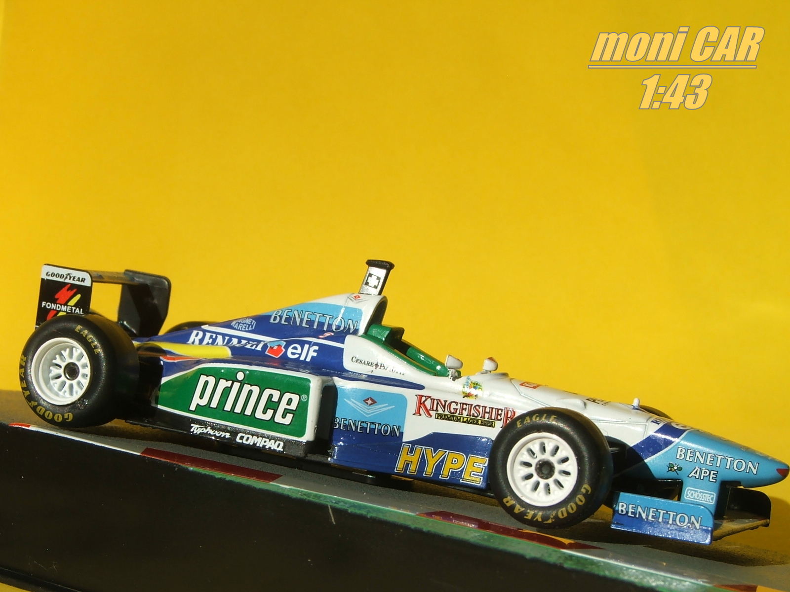 BENETTON B196 No.3 Jean Alesi 1996 (1:43) Altaya/IXO