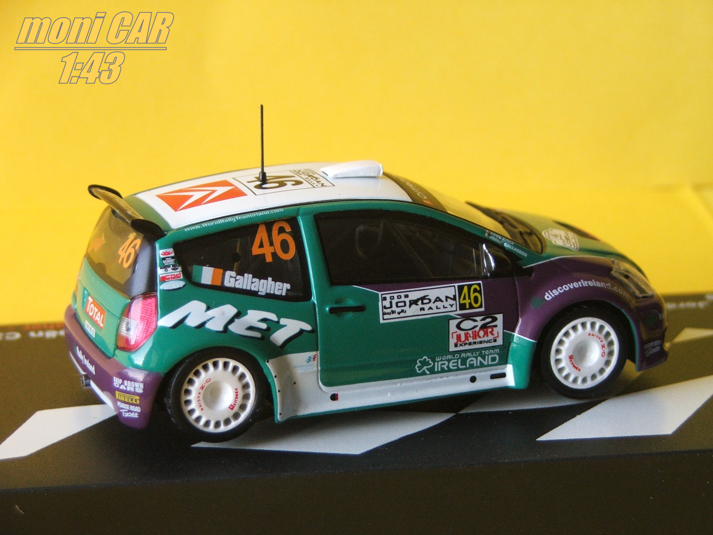 CITROEN C2 S1600 No.46 Shaun Gallagher - Paul Kiely - Rally Jordan 2008 (1:43) Altaya/IXO
