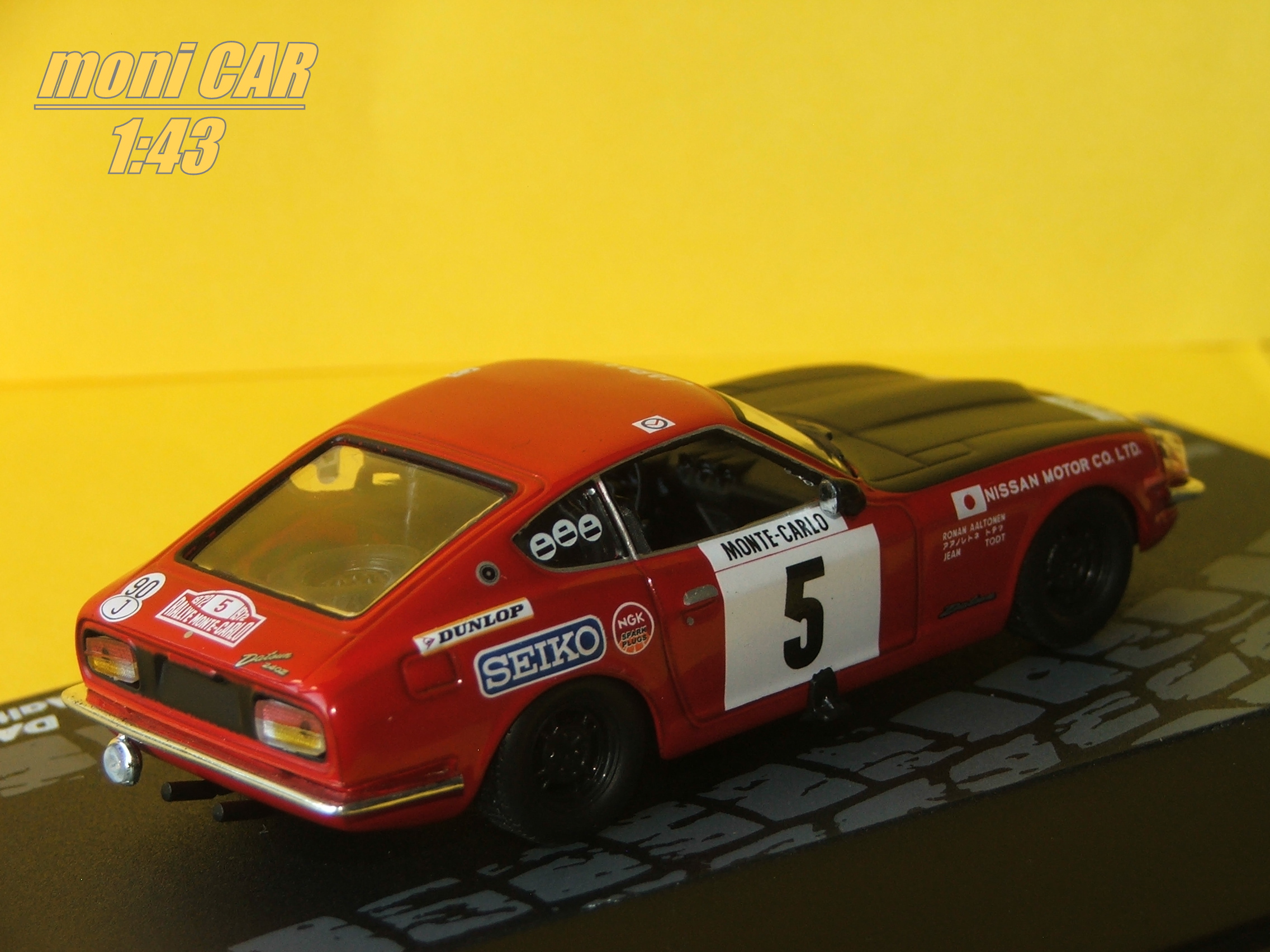 DATSUN 240Z No.5 R. Aaltonen-J. Todt Rally Monte Carlo 1972 (1) Altaya/IXO: