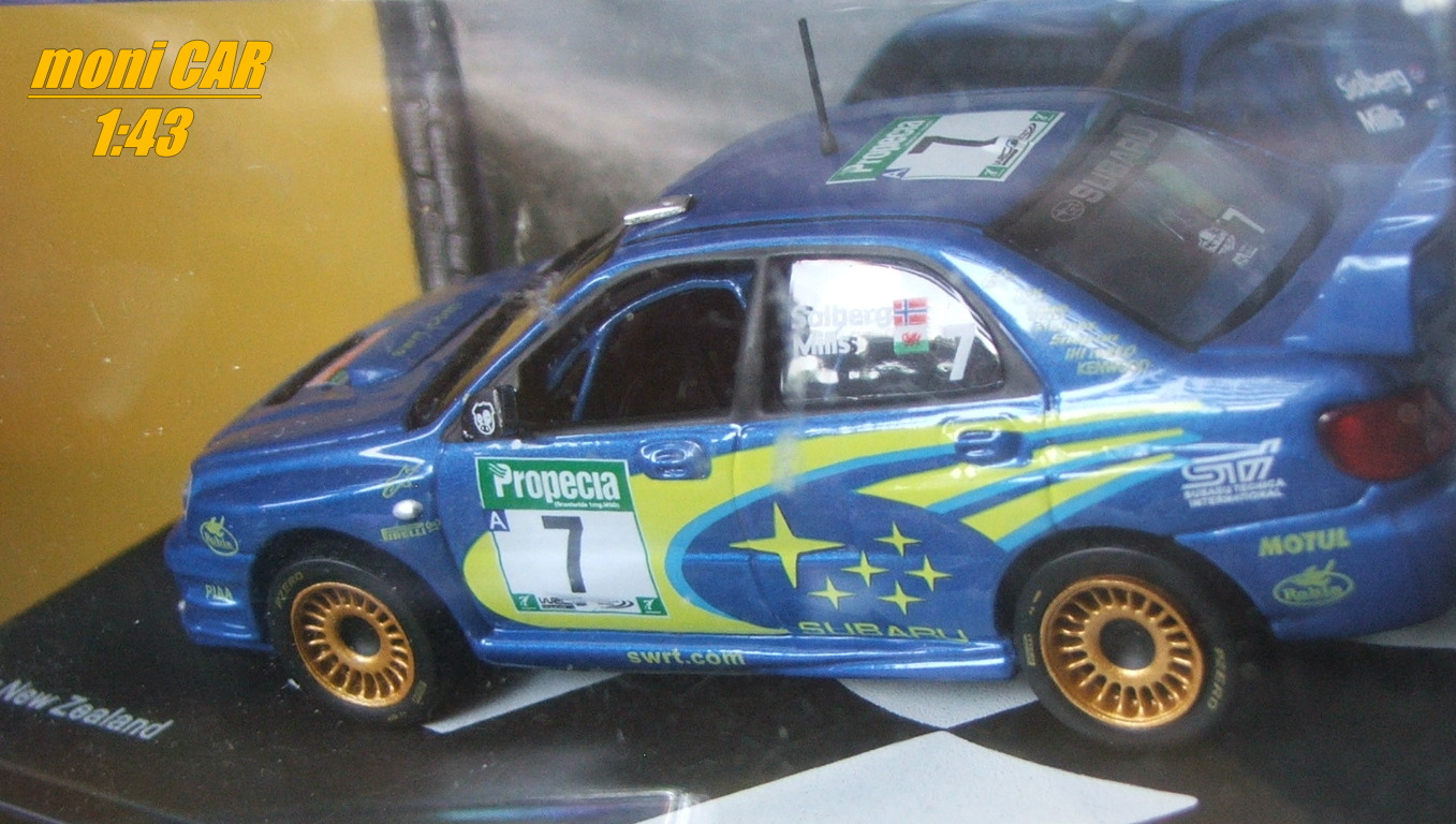 SUBARU Impreza WRC 2003 No.7 - Petter Solberg - Phil Mills Rally New Zealand 2003 (1:43) Altaya/IXO