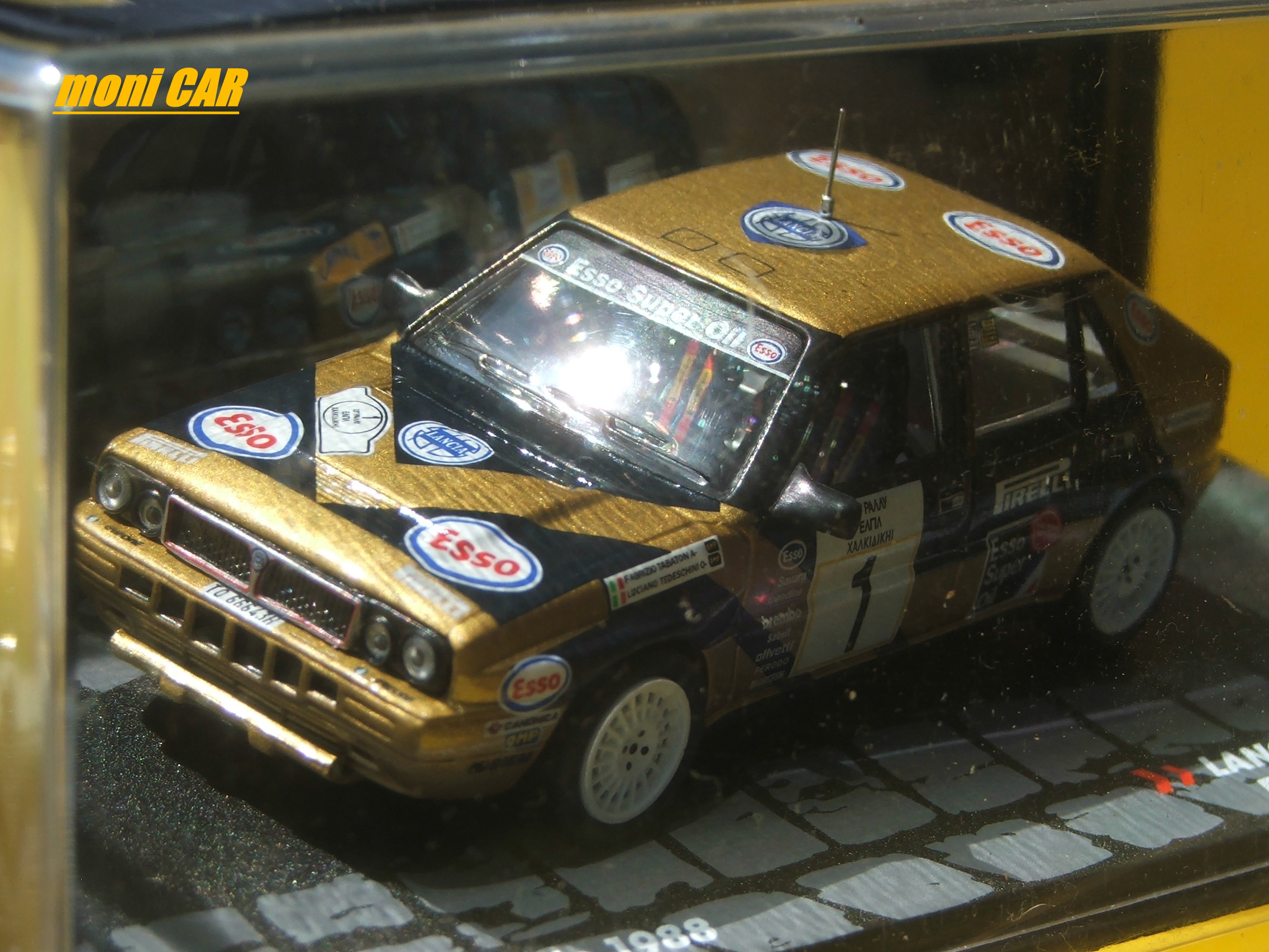 LANCIA Delta Integrale No.1 - F. Tabaton - L. Tedeschini Rally Elpa Halkidikis 1988 (1:43) ALTAYA/IXO