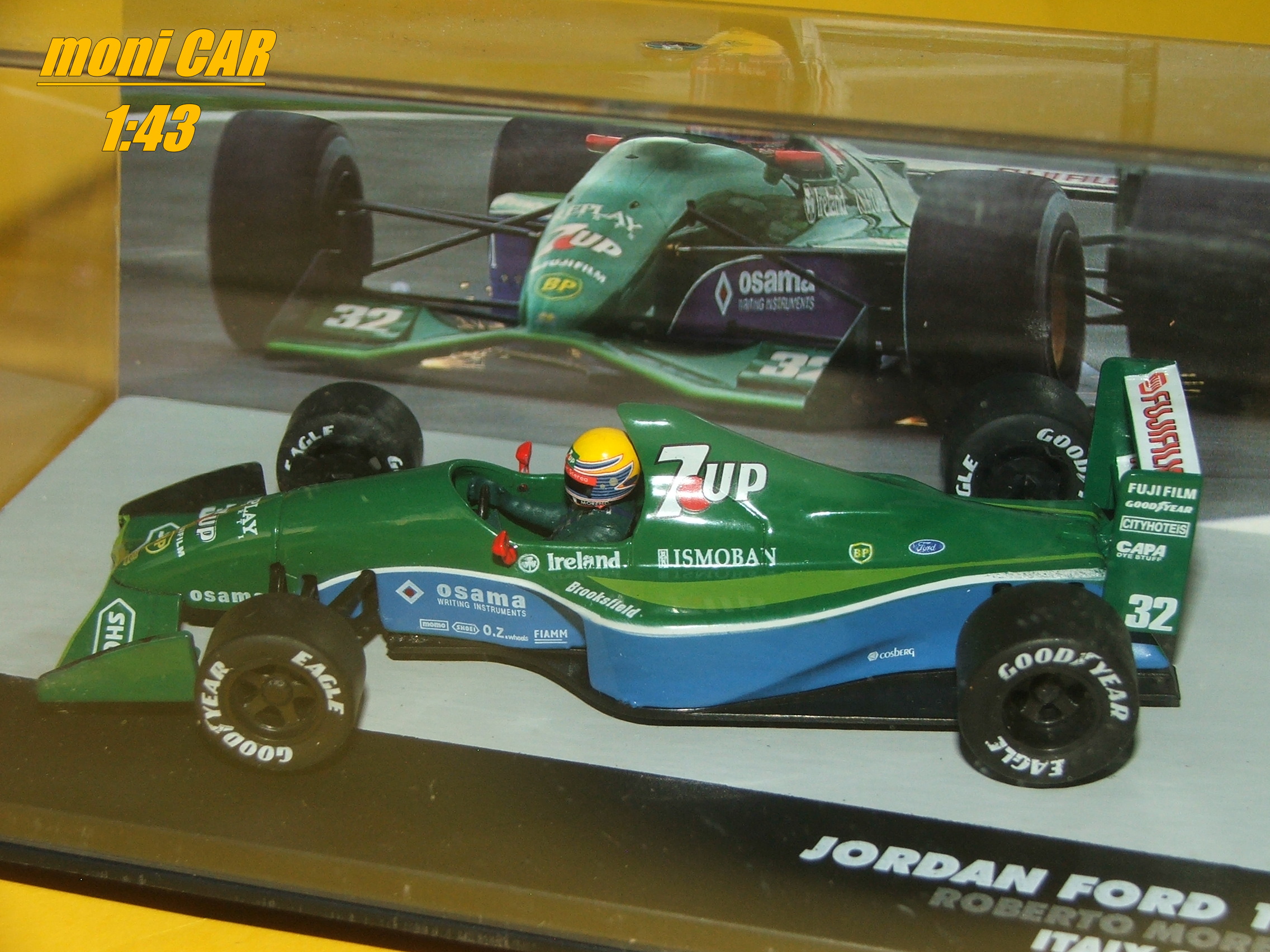 JORDAN FORD 191 No.32 - Roberto Moreno GP Talianska 1991 (1:43) Altaya/IXO
