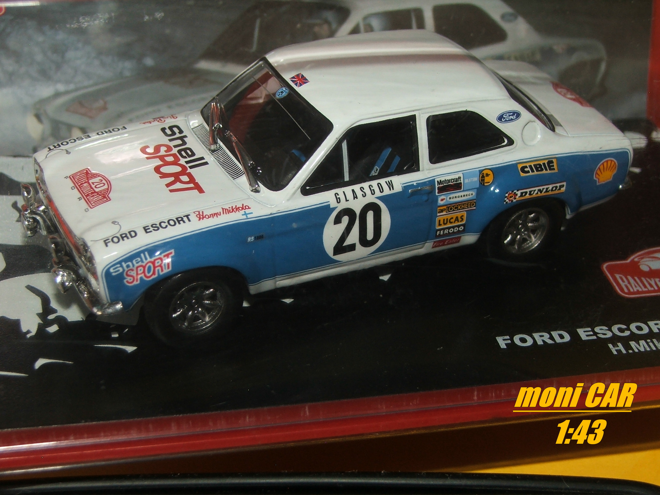 FORD Escort RS 1600 No.20 H. Mikkola - J. Porter Rallye Monte Carlo 1973 (1:43) Altaya/IXO