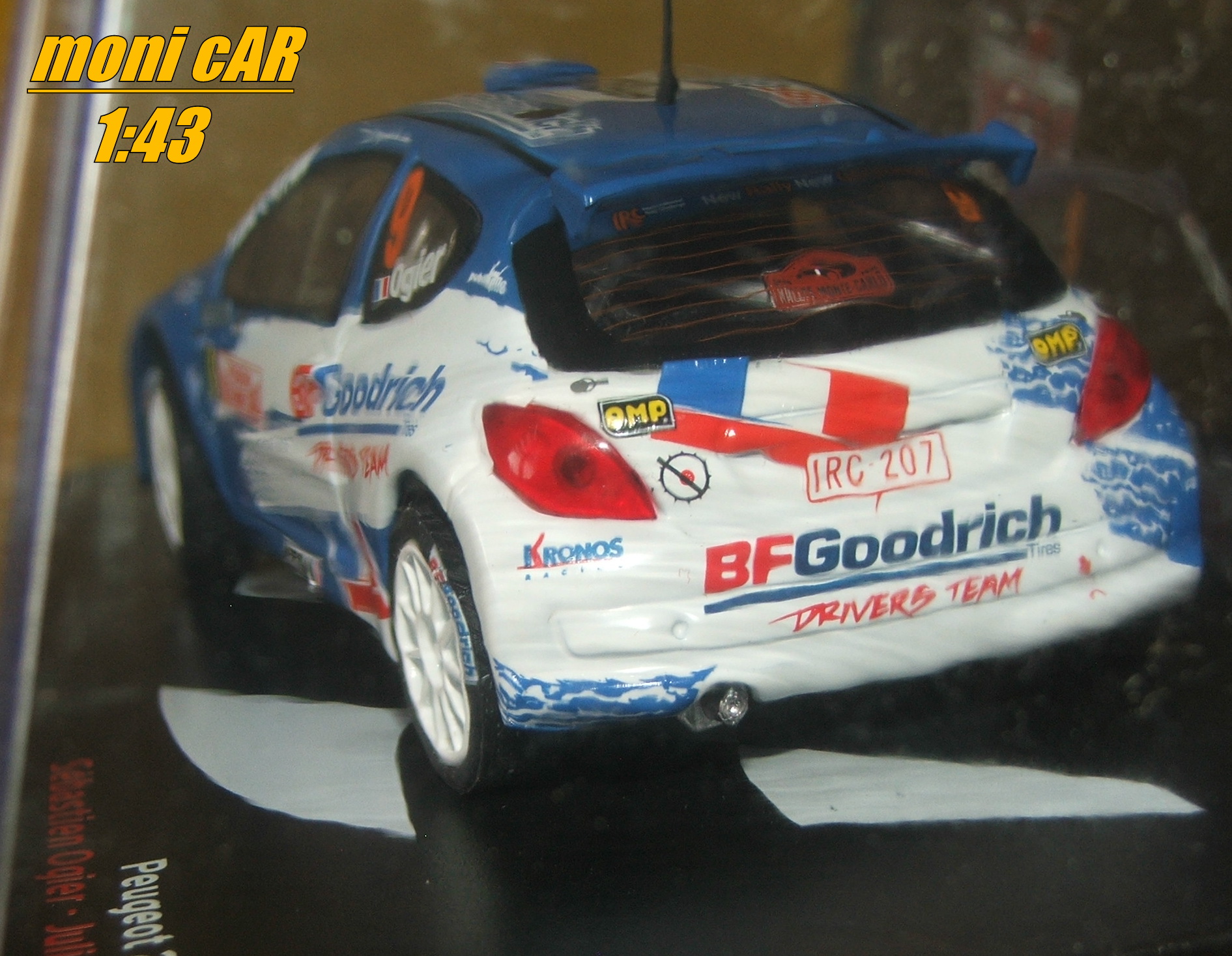 PEUGEOT 207 S2000 No.9 - S. Ogier - J. Igrassia - Rallye Monte Carlo 2009 (1:43) Altaya/IXO