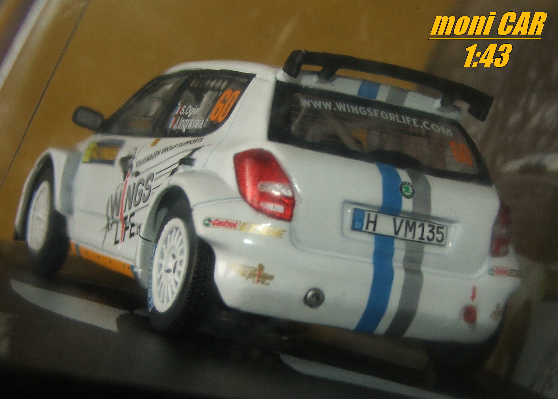 ŠKODA Fábia S2000 No.60 Sébastien Ogier - Julien Igrassia - Rally Sweden 2012 (1:43) Altaya/IXO
