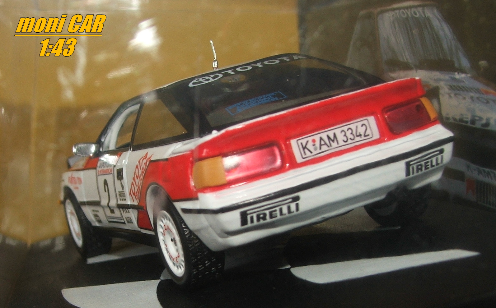 TOYOTA Celica GT-FOUR No.2 - Carlos Sainz - Luis Maya - Acropolis Rally 1990 (1:43) Altaya/IXO