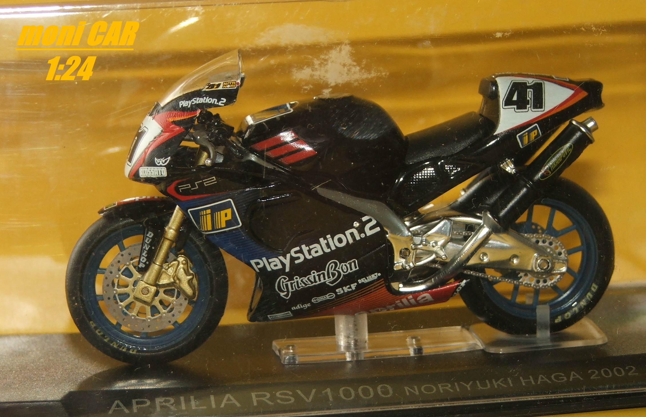 APRILIA RSV1000 No.41 - Noriyuki Haga 2002 (1:24) DeAgostini